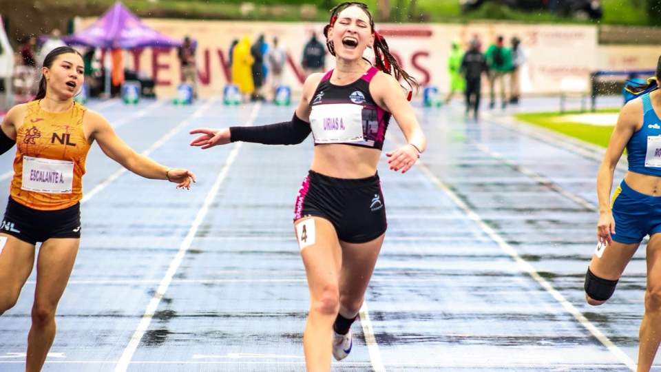 ALEJANDRA URÍAS RECUPERA EL REINADO DE LOS 100 METROS EN OLIMPIADA NACIONAL 